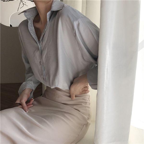 women korean fashion clothing women long sleeve shirts ladies shirts, White 
women korean fashion clothing women long sleeve shirts ladies shirts, White