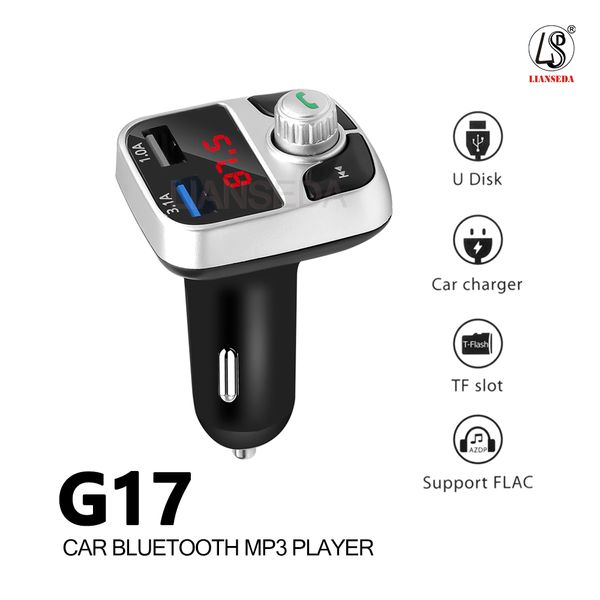 car g17 bluetooth mp3 fm transmitter bluetooth wireless car kit hands fm adapter transmitter with usb car charger with package
car g17 bluetooth mp3 fm transmitter bluetooth wireless car kit hands fm adapter transmitter with usb car charger with package