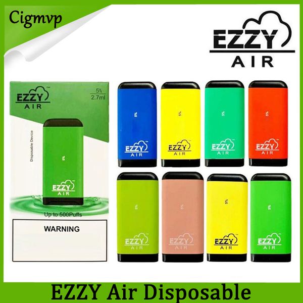 Ezzy AIR одноразовое устройство Pod Kit 450mAh Аккумулятор 2,7 мл Картридж Испаритель Vape Пустой Pen 500 затяжек
Ezzy AIR одноразовое устройство Pod Kit 450mAh Аккумулятор 2,7 мл Картридж Испаритель Vape Пустой Pen 500 затяжек