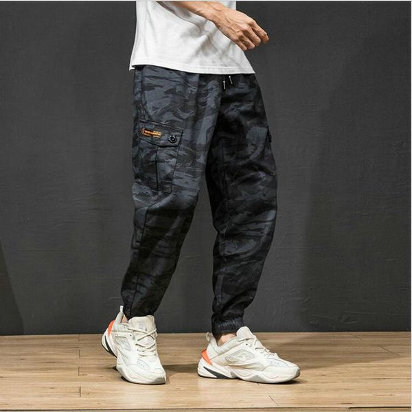 2019 darkly style mens hiphop jogger camouflage sweatpants casual loose streetwear elastic male harem pants trouser pantalon, Black
2019 darkly style mens hiphop jogger camouflage sweatpants casual loose streetwear elastic male harem pants trouser pantalon, Black