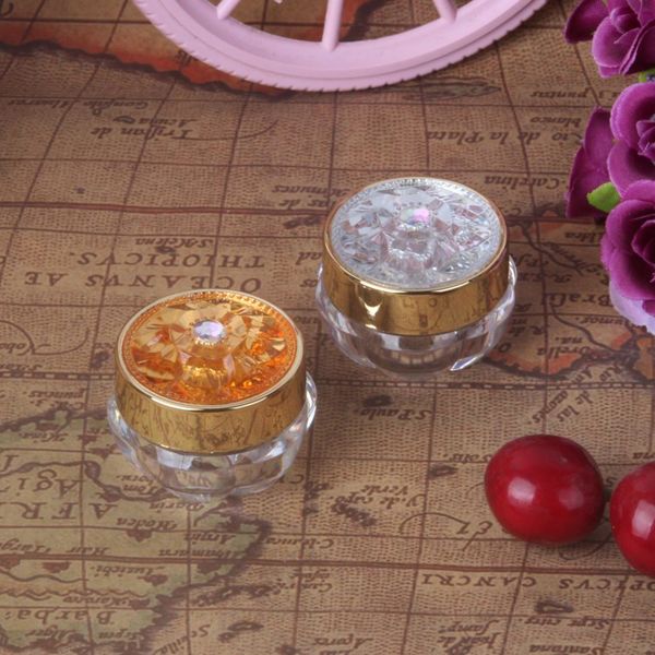 5г / 10г прозрачная пластиковая empty крем jar eyeshadow cosmetic контейнер возвратных бутылок с золотой крышкой
5г / 10г прозрачная пластиковая empty крем jar eyeshadow cosmetic контейнер возвратных бутылок с золотой крышкой