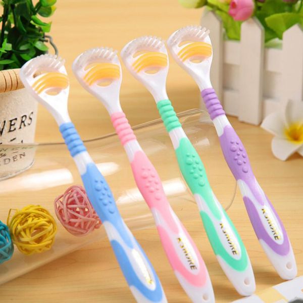 Whosesale K SHORE Hot Tongue Clean Toothbrush Gingival Dew Double Clean Tongue Coat Brush Anti-skid Handle Gold 908
Whosesale K SHORE Hot Tongue Clean Toothbrush Gingival Dew Double Clean Tongue Coat Brush Anti-skid Handle Gold 908