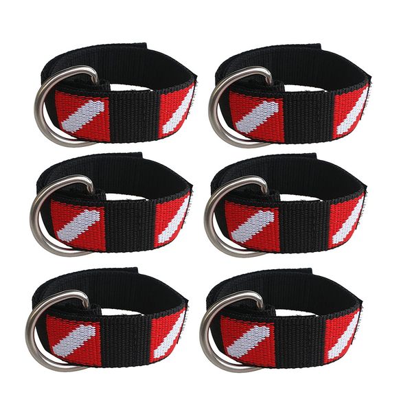 6 count diving wrist strap snorkeling hand heavy duty lanyard wristband hanging rope with stainless steel d ring
6 count diving wrist strap snorkeling hand heavy duty lanyard wristband hanging rope with stainless steel d ring