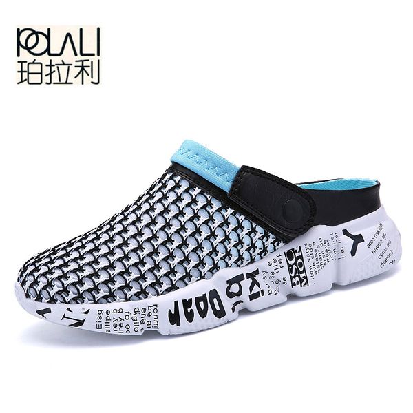 polali plus size 39-46 men sandals summer breathable air mesh men lighted slippers outdoor beach mens shoes leisure slippers, Black
polali plus size 39-46 men sandals summer breathable air mesh men lighted slippers outdoor beach mens shoes leisure slippers, Black