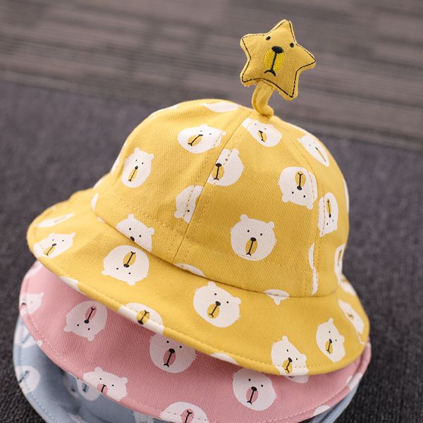 baby girl hat spring and autumn thin section children fisherman hat princess cute, Yellow
baby girl hat spring and autumn thin section children fisherman hat princess cute, Yellow