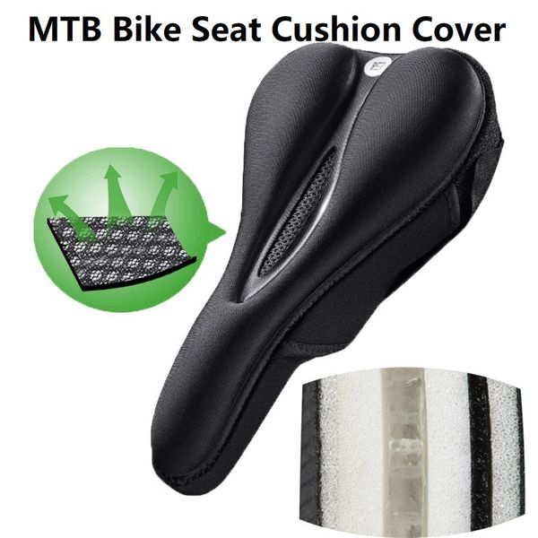 bicycle saddle hollow breathable mtb bike seat cushion cover mat silica gel saddle cycling accessories part, Silver;blue
bicycle saddle hollow breathable mtb bike seat cushion cover mat silica gel saddle cycling accessories part, Silver;blue