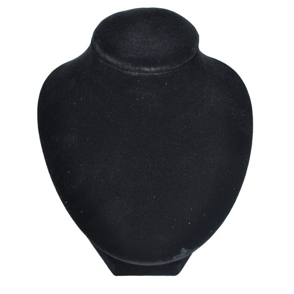 black velvet necklace pendant jewelry display neck bust hot, Silver 
black velvet necklace pendant jewelry display neck bust hot, Silver