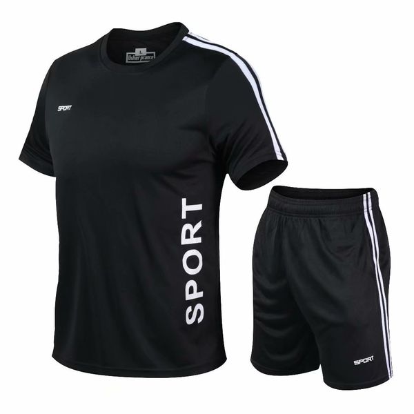 men's sport suits quick dry running t-shirts+sports set clothes joggers training jogging fitness set t shirt+shorts, Black;blue
men's sport suits quick dry running t-shirts+sports set clothes joggers training jogging fitness set t shirt+shorts, Black;blue