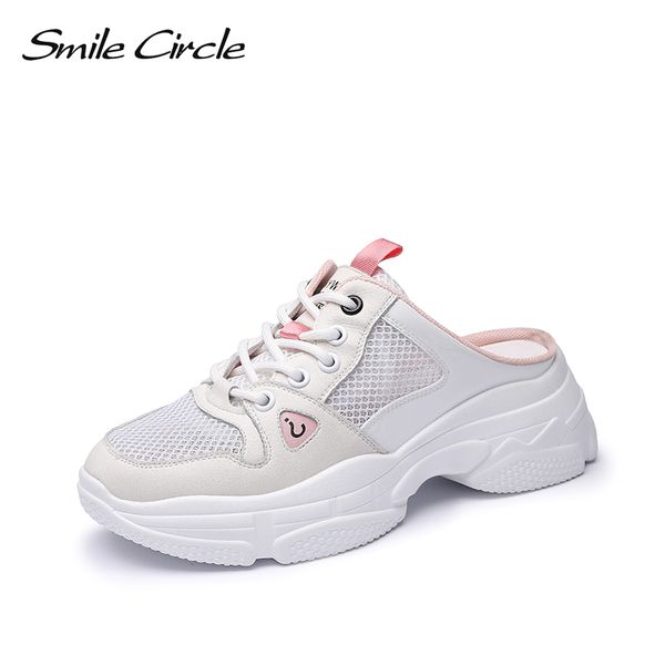 smile circle white flats platform shoes women 2019 spring summer fashion breathable casual shoes simple lazy ladies, Black
smile circle white flats platform shoes women 2019 spring summer fashion breathable casual shoes simple lazy ladies, Black
