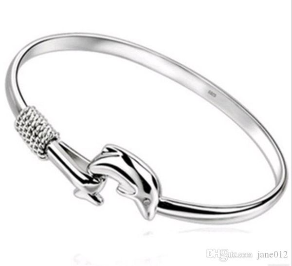 fashion simple jewelry korea women sterling silver bangle wholesale dolphin white gold plated hook button bracelet ing, Black
fashion simple jewelry korea women sterling silver bangle wholesale dolphin white gold plated hook button bracelet ing, Black