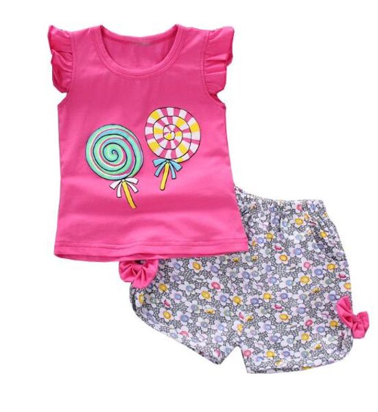 2019 toddler baby girls summer clothing sets candy pattern girls summer clothes set kids fashion sport suit set, White
2019 toddler baby girls summer clothing sets candy pattern girls summer clothes set kids fashion sport suit set, White