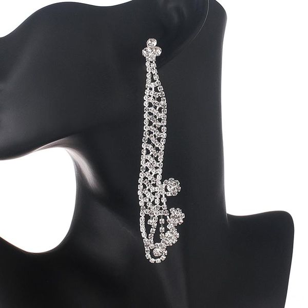 yfjewe geometric full rhinestone exaggerated rectangle long drop earrings for women fashion pendientes jewelry e688, Silver
yfjewe geometric full rhinestone exaggerated rectangle long drop earrings for women fashion pendientes jewelry e688, Silver