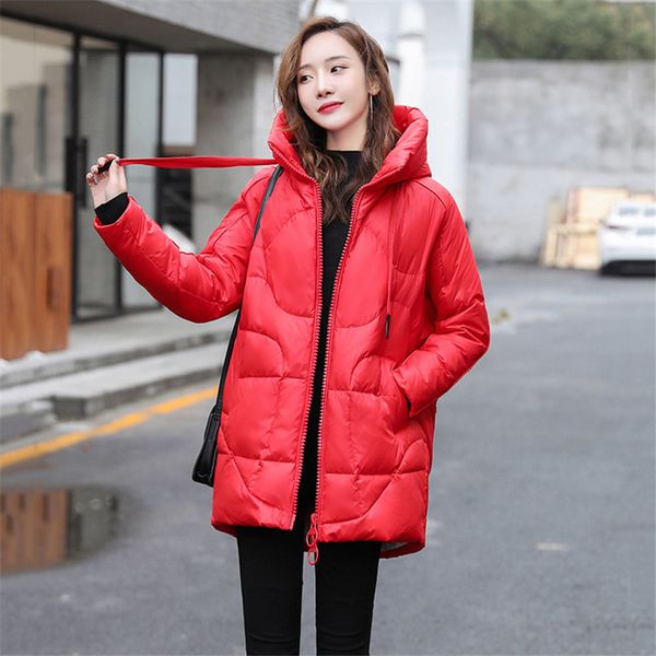 down jacket women's fashion medium long white duck down coats embroidered glossy 2019 new female loose hooded outerwear win943, Black
down jacket women's fashion medium long white duck down coats embroidered glossy 2019 new female loose hooded outerwear win943, Black