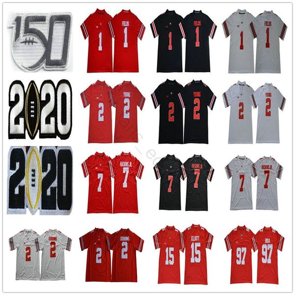 ncaa ohio state buckeyes college #1 justin fields 2 chase young jk dobbins 7 dwayne haskins 97 nick bosa 15 ezekiel elliott football jerseys, Black
ncaa ohio state buckeyes college #1 justin fields 2 chase young jk dobbins 7 dwayne haskins 97 nick bosa 15 ezekiel elliott football jerseys, Black