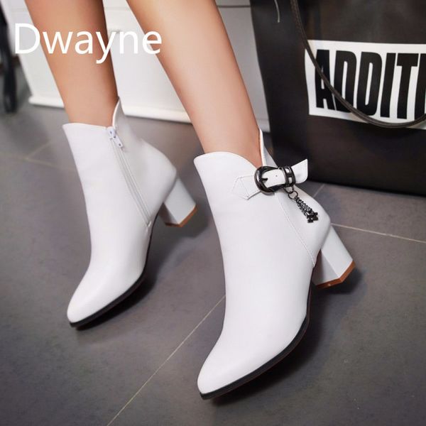 dwayne fashion women ankle boots autumn winter warm boots buckle zipper elegant high heels shoes woman pumps plus size 43, Black
dwayne fashion women ankle boots autumn winter warm boots buckle zipper elegant high heels shoes woman pumps plus size 43, Black
