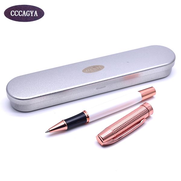 cccagya c033 new creative rose gold color copper ballpoint pen office & school supplies 0.5mm nib business gift pen, Blue;orange
cccagya c033 new creative rose gold color copper ballpoint pen office & school supplies 0.5mm nib business gift pen, Blue;orange