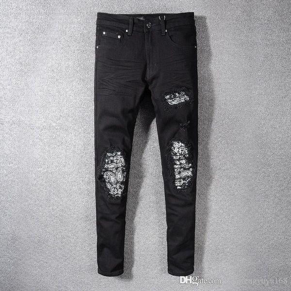 2019 men distressed torn jeans straight motorcycle riding jeans reason jeans men's hole trousers size 28-42, Blue
2019 men distressed torn jeans straight motorcycle riding jeans reason jeans men's hole trousers size 28-42, Blue