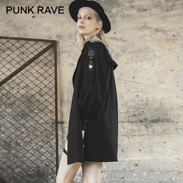 punk rave girls's solid black wind coat with detachable belt and waist bag trench gothic casual women clothes autumn, Tan;black
punk rave girls's solid black wind coat with detachable belt and waist bag trench gothic casual women clothes autumn, Tan;black