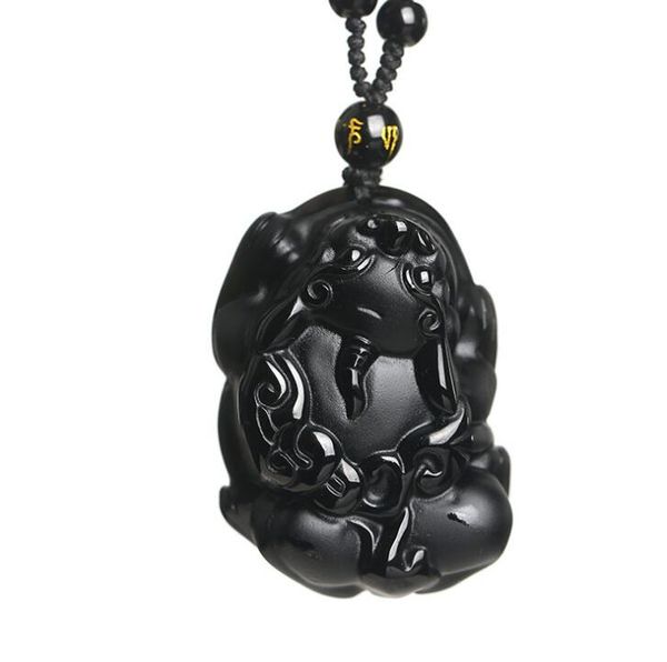 natural obsidian overlord pi xiu pendant men and women necklace crystal jewelry men and women necklace fine jewelry, Silver
natural obsidian overlord pi xiu pendant men and women necklace crystal jewelry men and women necklace fine jewelry, Silver