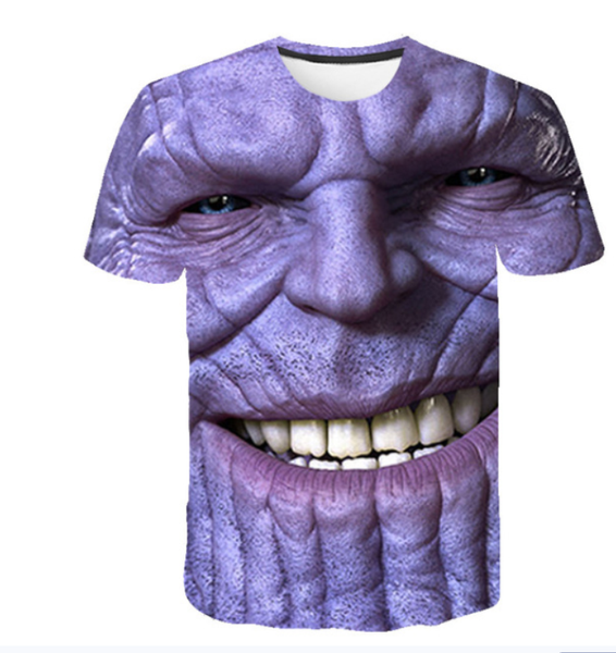 2019 new fashion thanos t shirt avengers infinity war thanos men/women 3d printing t-shirt cool tshirt casual summer hip hop u1910, White;black
2019 new fashion thanos t shirt avengers infinity war thanos men/women 3d printing t-shirt cool tshirt casual summer hip hop u1910, White;black