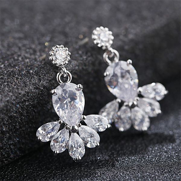 new wedding band clear micro zircon flower dangle earrings for women 925 sterling silver pins tassel drop earring zl
new wedding band clear micro zircon flower dangle earrings for women 925 sterling silver pins tassel drop earring zl