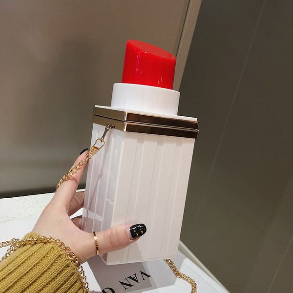 personalized bag new korean creative chain lipstick women's bag box trend wild hit color shoulder messenger bolsa feminina
personalized bag new korean creative chain lipstick women's bag box trend wild hit color shoulder messenger bolsa feminina