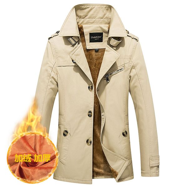 men's autumn and winter plus velvet thick long lapels slim casual warm windbreaker coat 5 colors available plus size 5xl, Tan;black
men's autumn and winter plus velvet thick long lapels slim casual warm windbreaker coat 5 colors available plus size 5xl, Tan;black
