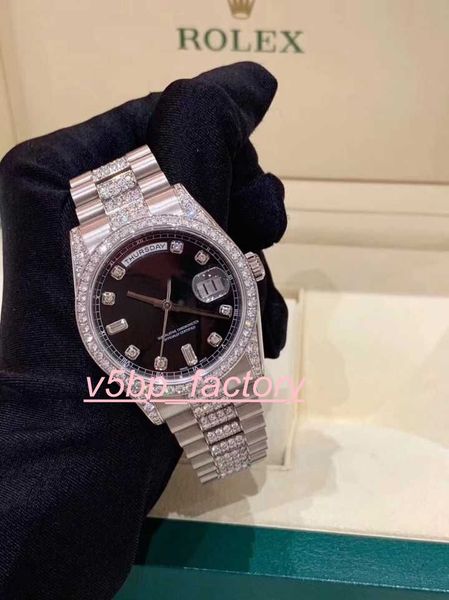 eta 2813 movement 40mm black dial diamond 228239 228238 automatici orologi zaffiri stainless steel mens watch watches, Slivery;brown
eta 2813 movement 40mm black dial diamond 228239 228238 automatici orologi zaffiri stainless steel mens watch watches, Slivery;brown