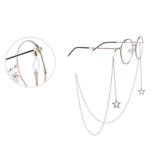wholesale-fashion chic womens eyeglass hollow star chains sunglasses reading beaded glasses chain eyewears cord holder neck strap rope, Silver
wholesale-fashion chic womens eyeglass hollow star chains sunglasses reading beaded glasses chain eyewears cord holder neck strap rope, Silver