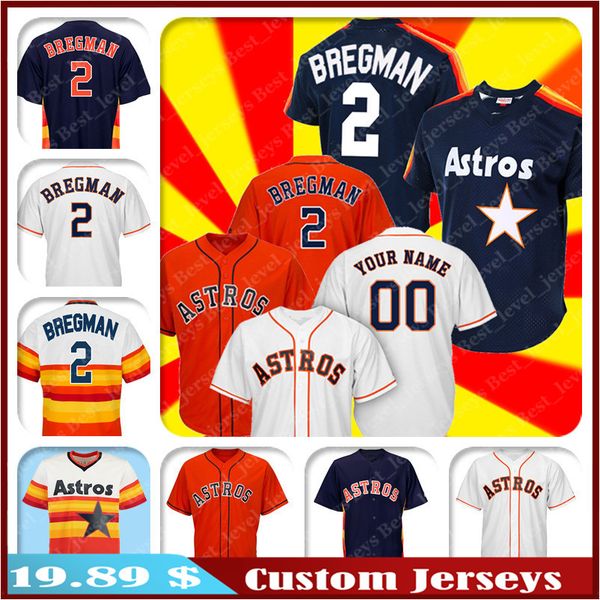 Custom Astros Jersey 2 Alex Bregman jersey Carlos Correa Jose Altuve jerseys George Springer Jeff Bagwell Justin Verlander hot sale
Custom Astros Jersey 2 Alex Bregman jersey Carlos Correa Jose Altuve jerseys George Springer Jeff Bagwell Justin Verlander hot sale