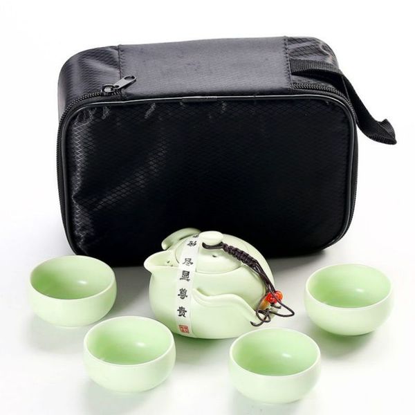 new portable travel tea set 1 teapot 4 teacups beautiful and easy gong fu teapot kettle ceramic portable teaset coffee cup gaiwan
new portable travel tea set 1 teapot 4 teacups beautiful and easy gong fu teapot kettle ceramic portable teaset coffee cup gaiwan
