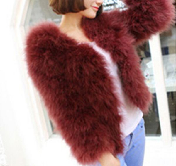 women fashion 100% true real natural ostrich fur coat good quality genuine mongolia sheep fur coat kfp614, Black
women fashion 100% true real natural ostrich fur coat good quality genuine mongolia sheep fur coat kfp614, Black