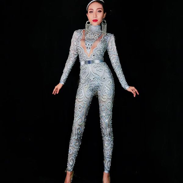 fashion grey silver rhinestones jumpsuit long sleeves bodysuit stage performance party celebrate jazz nightclub outfit, Black;red
fashion grey silver rhinestones jumpsuit long sleeves bodysuit stage performance party celebrate jazz nightclub outfit, Black;red
