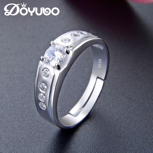 wedding rings doyubo simple design male 925 sterling silver finger ring white cubic zirconia for men classical jewelry vb412, Slivery;golden
wedding rings doyubo simple design male 925 sterling silver finger ring white cubic zirconia for men classical jewelry vb412, Slivery;golden
