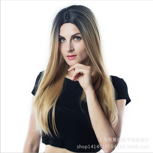 fashion 18 inches ombre synthetic full wig playing christmas wigs fashion women long straight cosplay hair wig for women, Black
fashion 18 inches ombre synthetic full wig playing christmas wigs fashion women long straight cosplay hair wig for women, Black