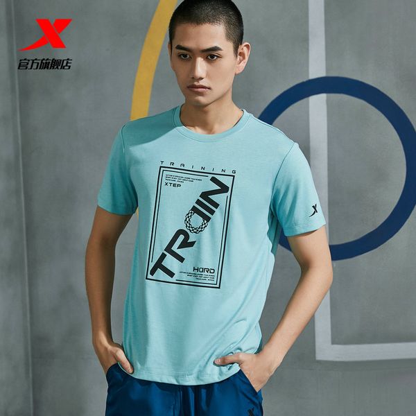 xtep short sleeve t-shirt men alphabet printing trendy comfortable short sleeves men's summer sports t-shirt 880229010069, Black;blue
xtep short sleeve t-shirt men alphabet printing trendy comfortable short sleeves men's summer sports t-shirt 880229010069, Black;blue