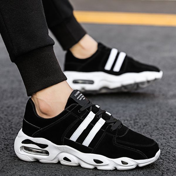 fashion men vulcanize shoes sneakers stretch fabric breathable light soft leisure for men trainers, Black
fashion men vulcanize shoes sneakers stretch fabric breathable light soft leisure for men trainers, Black