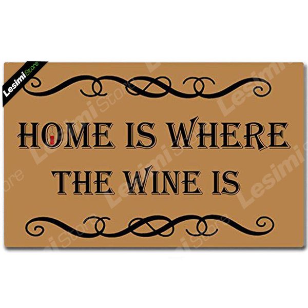 home is where the wine is printed doormat welcome entrance decorative floor mat funny office outdoor gate door mat shoes pad
home is where the wine is printed doormat welcome entrance decorative floor mat funny office outdoor gate door mat shoes pad
