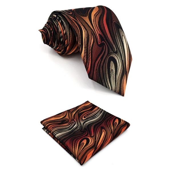 orange black ripple silk wedding mens necktie novelty classic xl dress hanky bundle, Blue;purple
orange black ripple silk wedding mens necktie novelty classic xl dress hanky bundle, Blue;purple