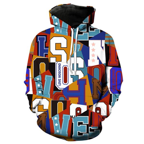new letter color-blocking hoodies 3d printing men/women fashion casual hip hop style hooded sweatshirt comfortable hoodie, Black
new letter color-blocking hoodies 3d printing men/women fashion casual hip hop style hooded sweatshirt comfortable hoodie, Black