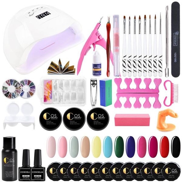 coscelia acrylic nail kit with 80w lamp uv gel manicure set tools for manicure set for gel varnish tools nail art
coscelia acrylic nail kit with 80w lamp uv gel manicure set tools for manicure set for gel varnish tools nail art