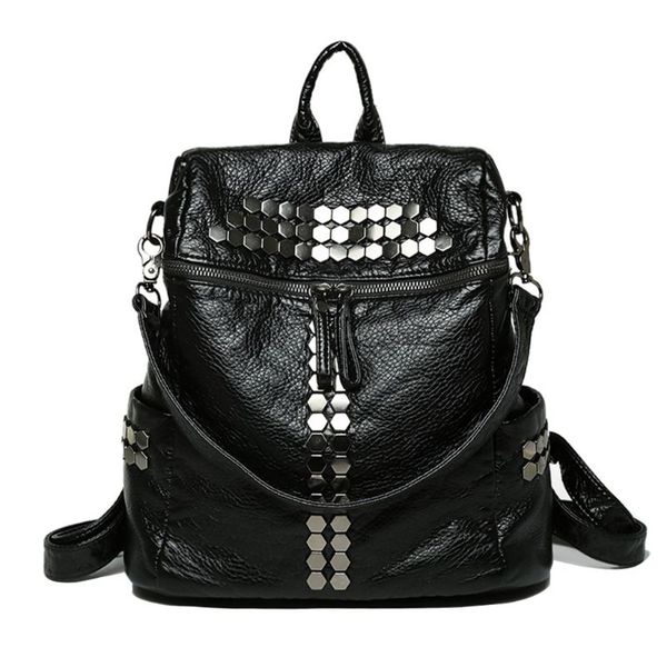 fashion women lady school leather girls rivet studded backpack travel handbag shoulder bag
fashion women lady school leather girls rivet studded backpack travel handbag shoulder bag