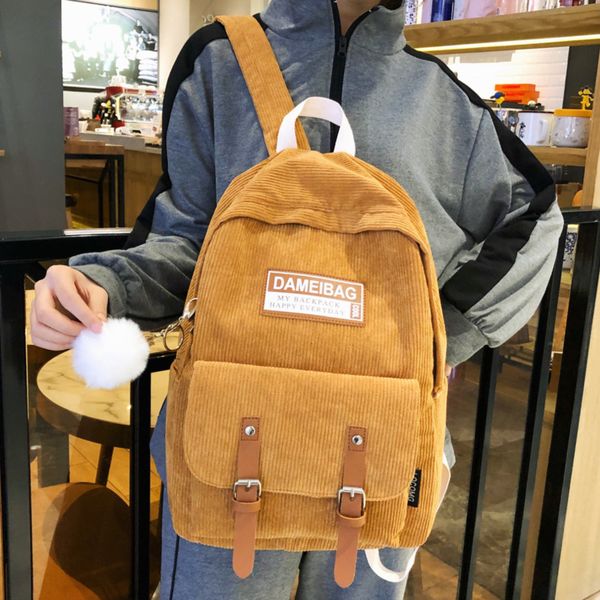 stripe cute corduroy backpack kawaii women school bag teenage girl backpack harajuku female fashion bag student lady book
stripe cute corduroy backpack kawaii women school bag teenage girl backpack harajuku female fashion bag student lady book