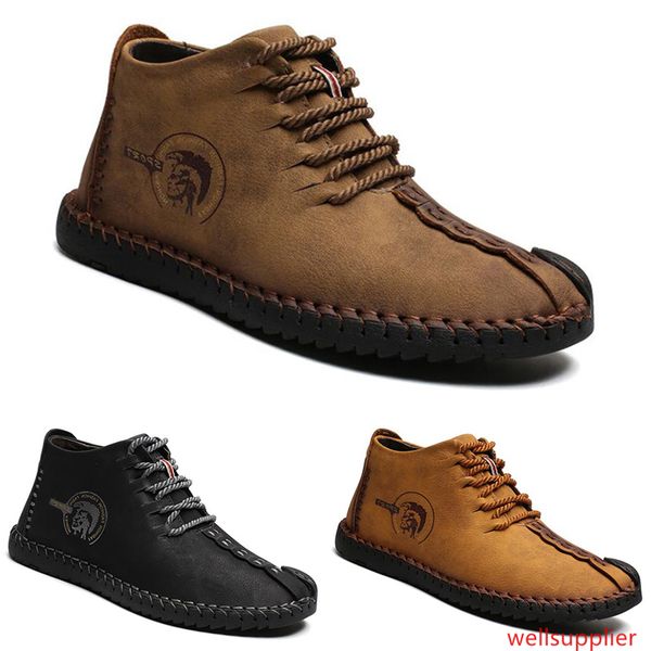 мода мужчин на высокой верхней вскользь кожаные ботинки плюс бархат тройной черный коричневый светло-коричневые мужские ботинки на открытом
мода мужчин на высокой верхней вскользь кожаные ботинки плюс бархат тройной черный коричневый светло-коричневые мужские ботинки на открытом