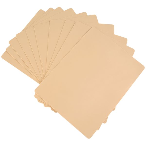 pro 10pcs permanent makeup eyebrow lips 20 x 15cm blank tattoo practice skin sheet for needle machine supply kit
pro 10pcs permanent makeup eyebrow lips 20 x 15cm blank tattoo practice skin sheet for needle machine supply kit