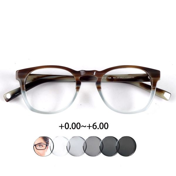 pchromic reading glasses women acetate presbyopia eyeglasses discoloration with diopters, White;black
pchromic reading glasses women acetate presbyopia eyeglasses discoloration with diopters, White;black