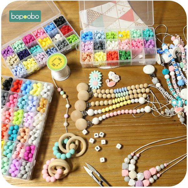 bopoobo 100шт младенца уход аксессуары силиконовые бусины food grade прорезыватель ювелирные изделия diy браслет шпаргалки детские игрушки п
bopoobo 100шт младенца уход аксессуары силиконовые бусины food grade прорезыватель ювелирные изделия diy браслет шпаргалки детские игрушки п