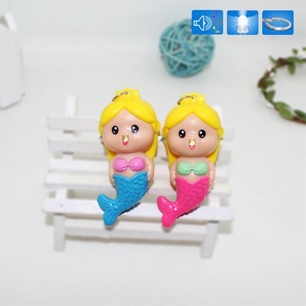 creative led mermaid doll lighted keychain promotional gift bags car ornaments luminous sounding keyring dh0539
creative led mermaid doll lighted keychain promotional gift bags car ornaments luminous sounding keyring dh0539