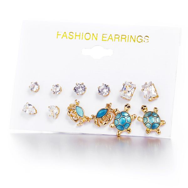 new pattern creative geometric zircon set with 6 pairs of ear studs originality jewelry women accessories crystal charm earrings
new pattern creative geometric zircon set with 6 pairs of ear studs originality jewelry women accessories crystal charm earrings
