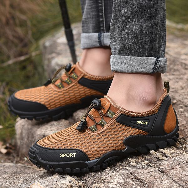 men air mesh trekking sandals outdoor sport trail water hiking shoes breathable sneakers summer cycling wading climbing shoes
men air mesh trekking sandals outdoor sport trail water hiking shoes breathable sneakers summer cycling wading climbing shoes